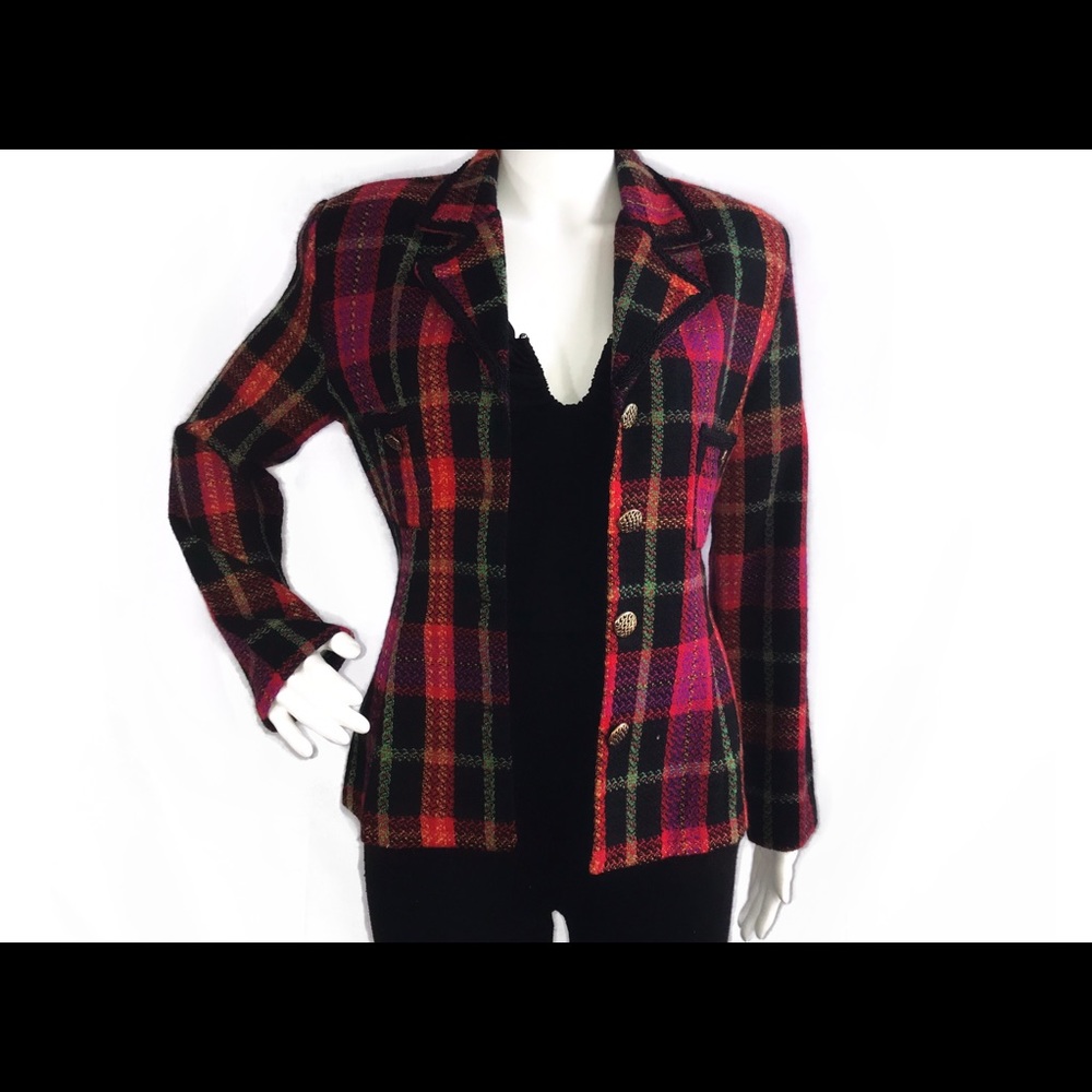 Clueless // Vintage 90’s Womens Checkered Blazer